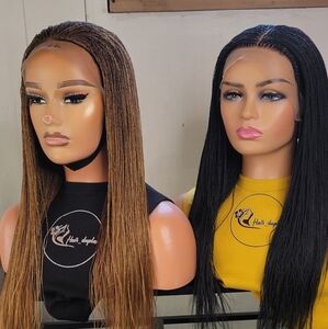 Elegant Black and Brown Hair Wigs